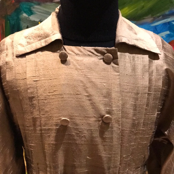 Bronze Silk Jacket - Picture 5 of 7